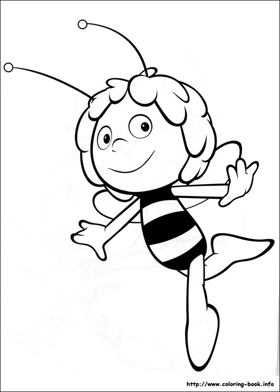 Maya the Bee coloring picture